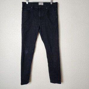 Everlane Men's Slim Leg Black Denim Jeans Men's Size 35x32